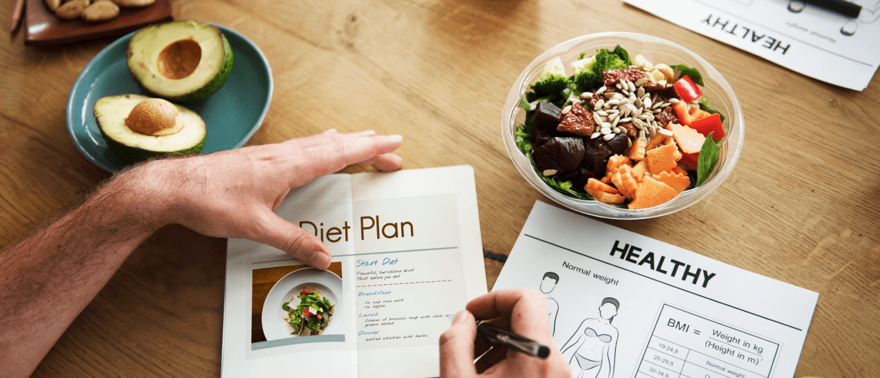 Nutritious meal plan spread for weight loss at Chattahoochee Institute Columbus GA